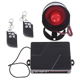 1-Way Car Alarm Protection System with 2 Remote Control Engine Start 
