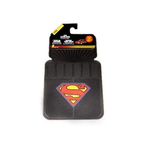  Superman Logo Floor Mats - Set of 2
