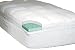 HoMedics Deluxe Memory Foam Mattress Topper with Microfiber Fill, Integrated Skirting and 300 Thread Count Cotton Cover, Twin