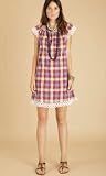 Tyler Short Sleeved Ruched Neck Dress