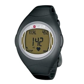 Polar F4 Women's Heart Rate Monitor Watch (Black Amber)
