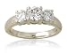Three-Stone Platinum Ring