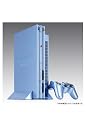 Playstation 2 - Konsole Aqua Blue