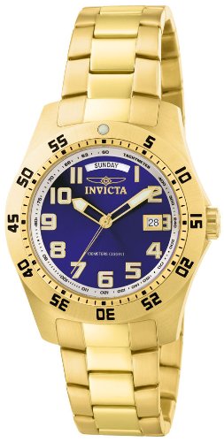 Invicta Men's Sport Swiss Quartz Day & Date Gold Tone Stainless Steel Watch 5762