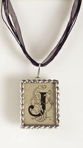New Orleans Monogram Pendant Necklace - J