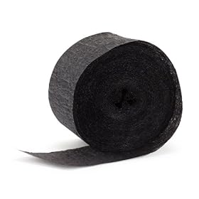  BLACK Streamer 1.75 inch X 81