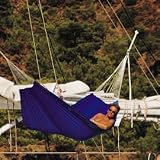 Hanging Kit Included ( a value of ) ! Travel Hammock Set - Blue ( 11.5 ft ) - B000J23M68
