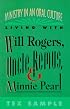 Ministry in an Oral Culture-Living With Will Rogers, Uncle Remus, and Minnie Pearl