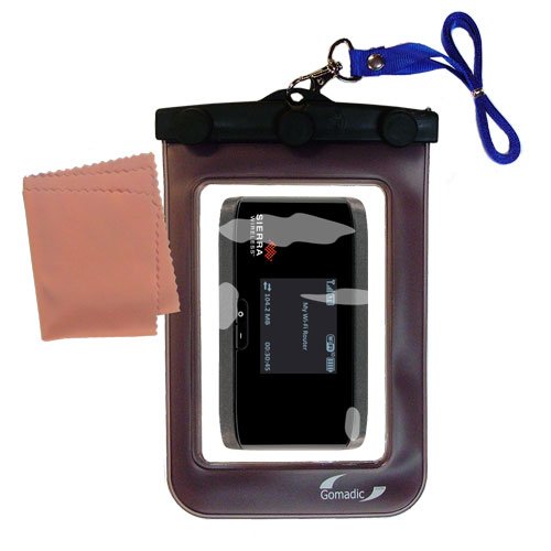 Gomadic Clean-n-Dry Waterproof Protective Case for the Sierra Wireless Aircard 753S / 754S * unique floating design Gomadic Clean-n-Dry Waterproof Protective Case for the Sierra Wireless Aircard 753S / 754S * unique floating design