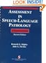 Assessment in Speech-Language Pathology: A Resource Manual