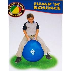 Hop 66 Hopping Ball Blue 26 inch Phthalate and Latex FREE by Ledraplastic
