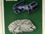 Star Wars Tie Advanced x1 and Millennium Falcon minuature ornaments