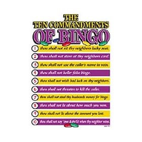 Ten Commandments/Bingo Adult Sweatshirt