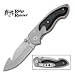Ridge Runner Guthook Folder Knife with Wood Overlay