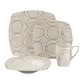 Odeon 16-pc. Dinnerware Set - Platinum Tone