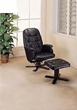 Leather Recliner Chair & Ottoman By Acme Furniture