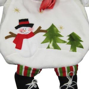 Snowman Tote Handbag Christmas Décor 25"