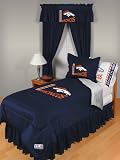 Denver Broncos NFL Locker Room Full Jersey Bed Sheet and Pillowcase Set