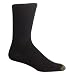 Gold Toe Men's Fluffies Casual Sock, Black, 3-Pack , Size 6 - 12 1/2