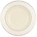 Lenox Pearl Innocence 9-Inch Platinum-Banded Fine China Pasta/Rim Soup Bowl, Set of 4