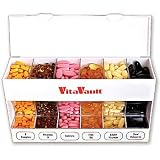Vita Vault Pill Organizer - Holds 60 Days Worth of 6 Different Supplements