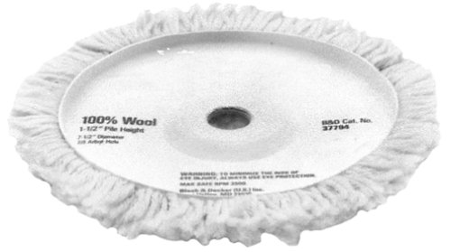 Tools: DEWALT DW4988 7 1/2 Inch Wool Polishing Pad 1 1/2 Inch Pile