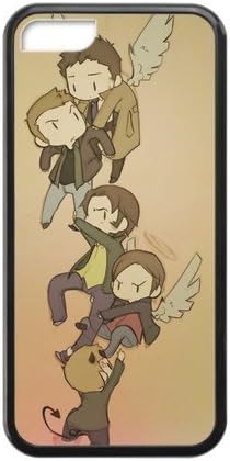 Cute Funny Cartoon Supernatural Character Cover Case for iPhone 5c (Laser Technology)