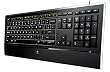 Logitech - Illuminated Keyboard - Clavier - Touches R�tro �clair�es - PerfectStroke - USB - Azerty - Noir
