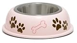Loving Pets Dolce Dish Dog Bowl, Small, 1 Pint, Pink