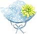 Flap Happy Baby Girls' Upf 50+ Floppy Hat with Flower