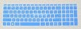 Bodu Flexible Silicone HP Laptop Keyboard Protector for HP Pavilion 15,Pavilion G15,ENVY TouchSmart 15,ENVY 15-j015TX,CQ15,ENVY 17-j106TX,PROBOOK 350 G1,G15 TouchSmart Sleekbook Such as 15-j,15-b,15t-j,15t-e,15z-j,15z-e,15z-b Series(Blue)