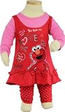 Sesame Street Elmo Infant Girls Love Me Tunic Top & Leggings Set Size 12M-24M