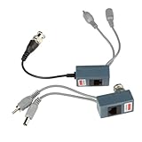 Century Accessory BNC Coax CCTV RJ45 Balun With Audio Video Power Over Transceiver Cable