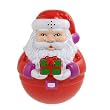Como Children Red Flash Light Music Santa Claus Tumbler Roly Poly Toy