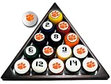 Pool Billiard Ball Set NCAA Team - Clemson - NCAA Team