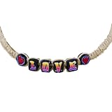 Love Fimo Hemp Choker Necklace