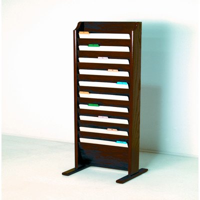 Freestanding Legal Size File Holder (Mahagony) On Sale