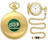 IMAGE OF North Dakota State Bison NDSU NCAA Gold Pocket Watch