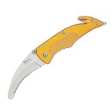 Emergency Medical Service, Yellow Aluminum Handle, Serrated