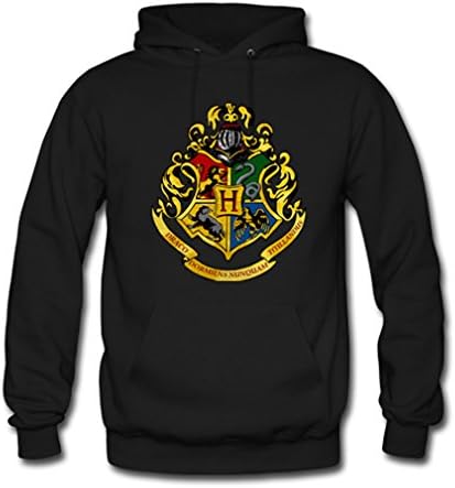 Sportfunnn Fashion Harry Potter Hogwarts Mens Hoodie Sweatshirt Small Black