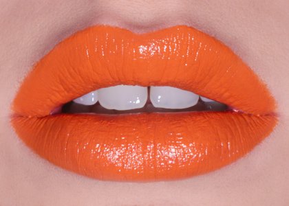 orange tangerine lipstick smoothie