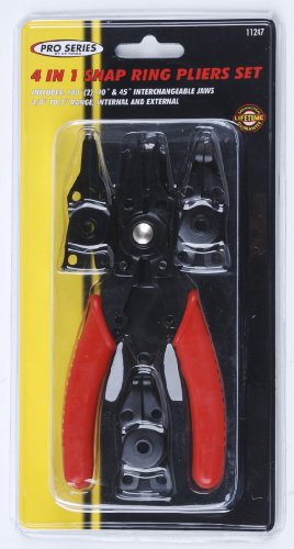 KR Tools 11247 4-in-1 Snap Ring Pliers Set