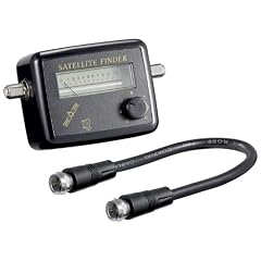 Goobay 67000 Satelliten Finder mit Ton inklusive F-Anschlusskabel