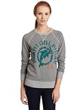 NFL Miami Dolphins Heather Vintage French Terry Raglan Women's