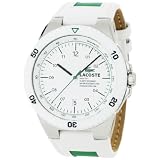 Lacoste Mens 2010563 Toronto White Resin Bezel