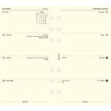 Filofax Week to View Refill for 2016 Personal/Compact Size Planner, 6.75 x 3.75" (C68424-16)