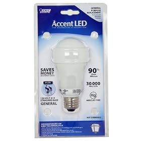 Feit Electric BPA19 LED 34-LEDs 120-Volt Accent A19 Bulb by Feit Electric