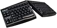 KeyOvation Goldtouch Adjustable Keyboard - USB - QWERTY - Black