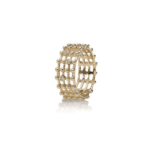 Pandora Damen-Ring 14k Gold Gr&ouml;&szlig;e 54 150105D-54 Preisvergleich