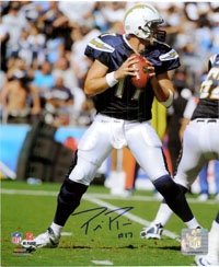 Rivers, Philip (San Diego Chargers) Autographed/Hand Signed 8x10 Photo Photo